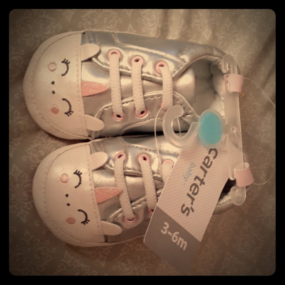 Carter's Baby Girl Unicorn Shoes (3-6m)